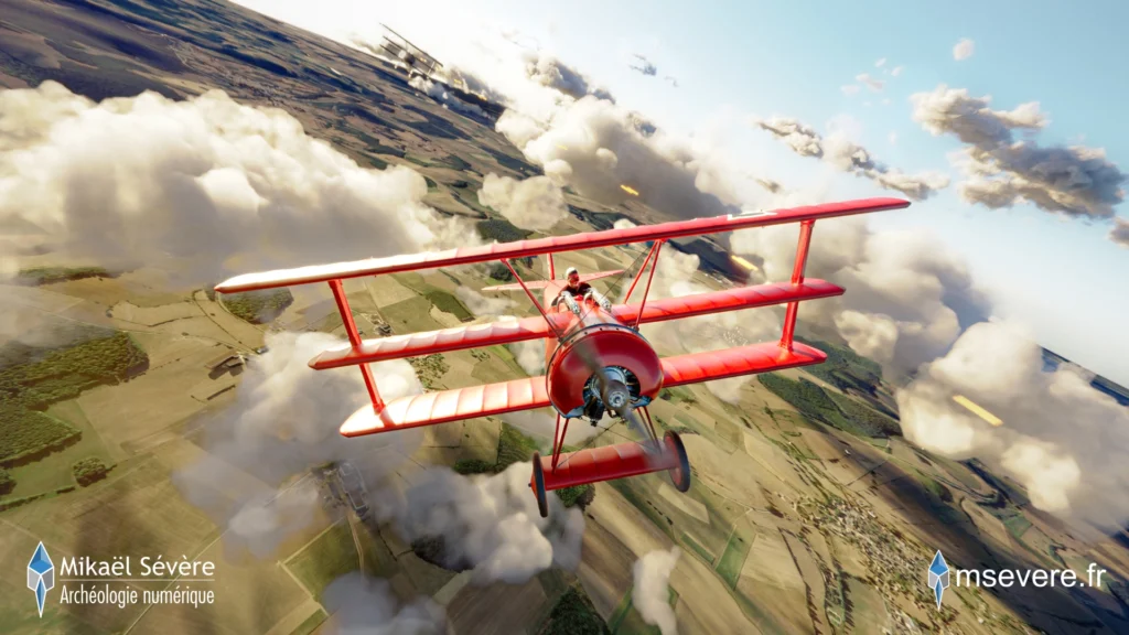 Restitution 3D Baron Rouge
