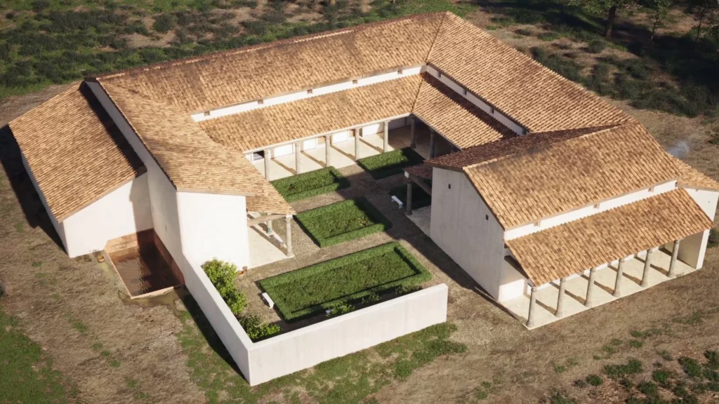 Restitution 3D villa romaine Gilly-sur-Isère